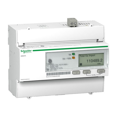 Schneider Electric 3 Phase LCD Energy Meter, Type Electronic
