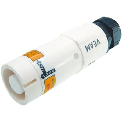 ITT Cannon, Veam Powerlock Blue Cable Mount Industrial Power Plug, Rated At 400A, 1.0 kV