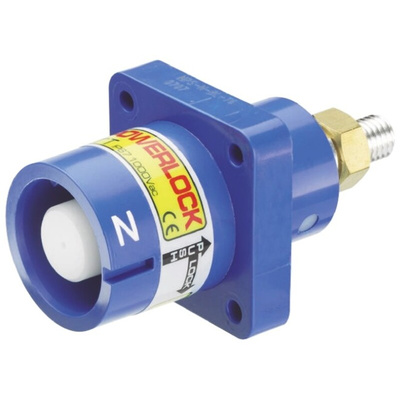 ITT Cannon, Veam Powerlock Panel Mount Industrial Power Plug, Rated At 400A, 1.0 kV