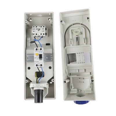 Scame, ADVANCE 2 IP67 Blue Wall Mount 2P + E RCD Industrial Power Connector Socket, Rated At 16A, 230 V