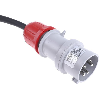 Scame IP44 Red Surface Mount 3P + N + E Industrial Power Socket, Rated At 16A, 346 → 415 V