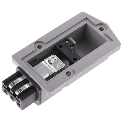 Hirschmann, ST IP54 Grey Panel Mount 3P + E Industrial Power Socket, Rated At 16A, 250 V, 400 V
