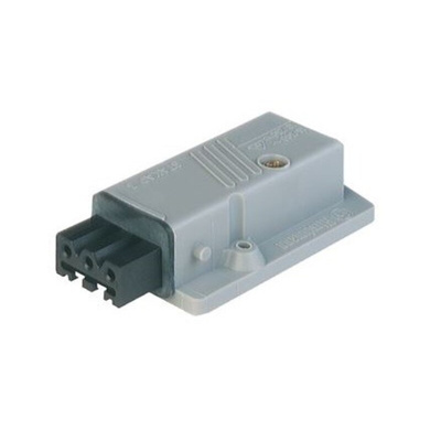 Hirschmann, ST IP54 Grey Panel Mount 3P + E Industrial Power Socket, Rated At 16A, 250 V, 400 V