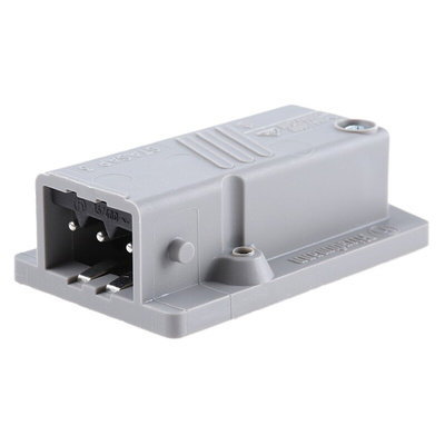 Hirschmann, ST IP54 Grey Panel Mount 3P Industrial Power Socket, Rated At 16A, 250 V, 400 V