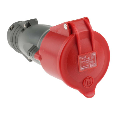 Legrand IP44 Red Socket, Rated At 32A