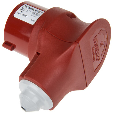 MENNEKES, Vario TOP IP44 Red Cable Mount 3P + N + E Industrial Power Plug, Rated At 16A, 400 V