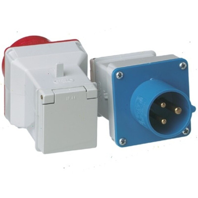 Jo-El Electrical Blue Industrial Power Connector Adapter, 230 V