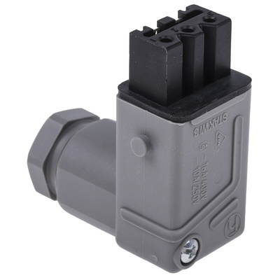 Hirschmann, ST Cable Mount Right Angle Industrial Power Plug, Socket, Rated At 16A, 250 V, 400 V