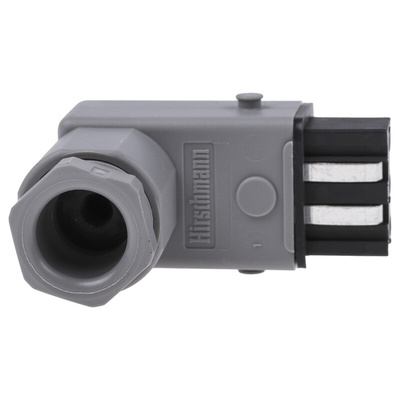 Hirschmann, ST Cable Mount Right Angle Industrial Power Plug, Socket, Rated At 16A, 250 V, 400 V