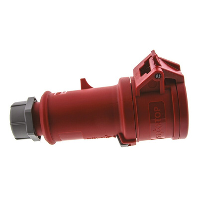 MENNEKES IP44 Red Cable Mount 3P + N + E Industrial Power Socket, Rated At 16A, 400 V