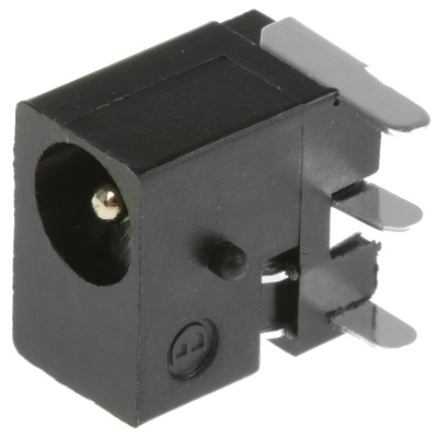 Lumberg PCB Mount Right Angle Industrial Power Socket, Rated At 500mA, 6 V