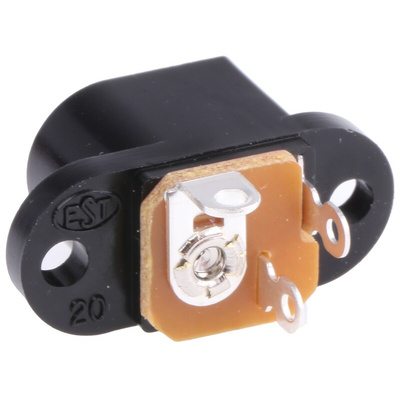 Lumberg, NEB/J Panel Mount Industrial Power Socket, Rated At 500mA, 12 V