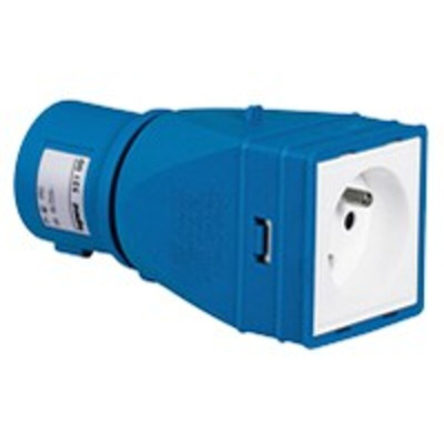 Legrand IP40 Black 2P+E Industrial Power Connector Adapter, Rated At 16A, 230 V