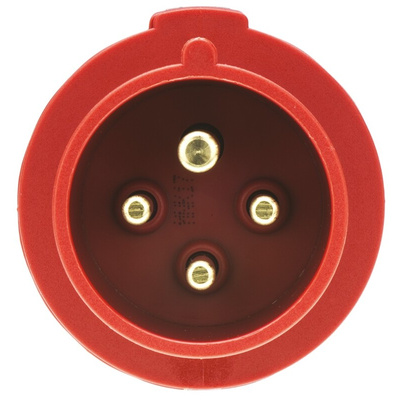 MENNEKES, ProTOP IP44 Red Cable Mount 4P Industrial Power Plug, Rated At 16A, 400 V