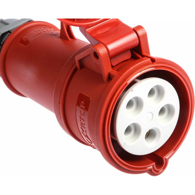 MENNEKES, StarTOP IP44 Red Cable Mount 3P + N + E Industrial Power Socket, Rated At 32A, 400 V
