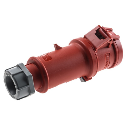 MENNEKES, ProTOP IP44 Red Cable Mount 4P Industrial Power Socket, Rated At 32A, 400 V