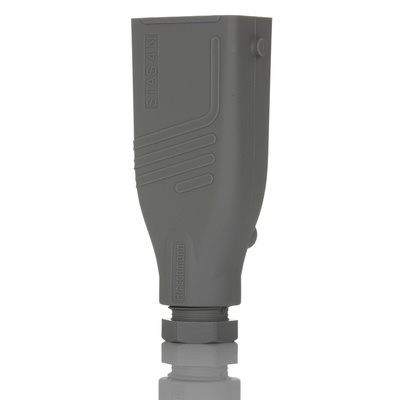 Hirschmann, ST IP54 Grey Cable Mount 4 + PE Industrial Power Plug, Rated At 10A, 250 V, 400 V