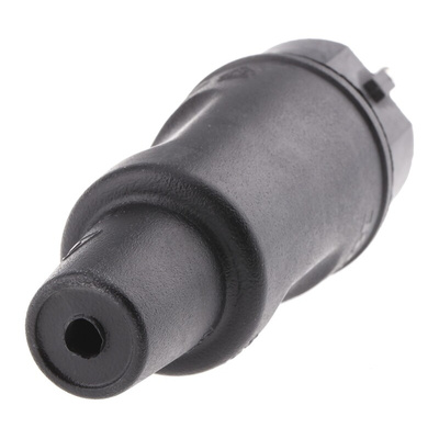 Kopp Black Cable Mount Mains Connector Plug, Rated At 16A, 250 V