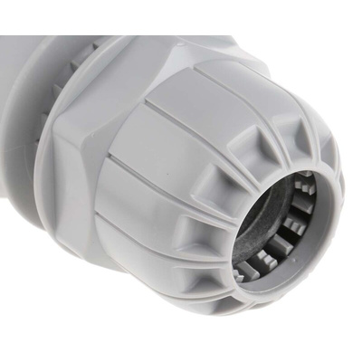 Scame IP67 Blue Cable Mount 2P + E Industrial Power Plug, Rated At 64A, 230 V