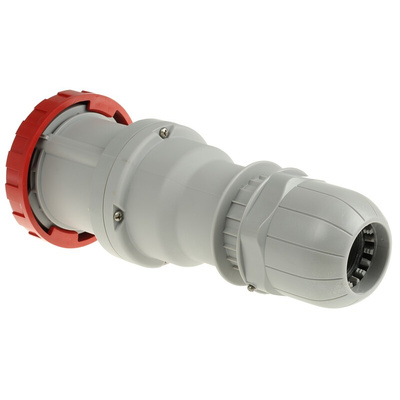 Scame IP66, IP67 Red Cable Mount 3P + E Industrial Power Socket, Rated At 125A, 415 V