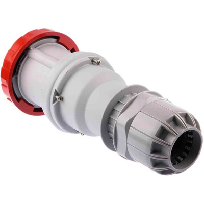 Scame IP66, IP67 Red Cable Mount 3P + N + E Industrial Power Socket, Rated At 125A, 415 V