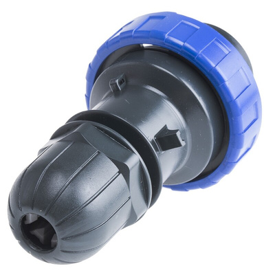 Scame IP66 Blue Cable Mount 2P + E Industrial Power Plug, Rated At 16A, 230 V