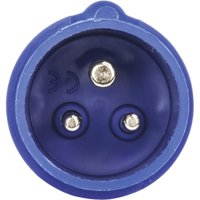 Scame IP20 Blue 1 x 2P + E, 1 x 2P + E Industrial Power Connector Adapter Plug, Socket, Rated At 16A, 250 V