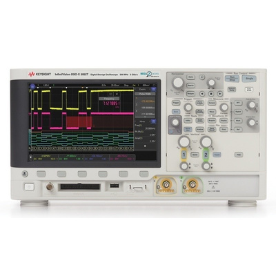 Keysight Technologies DSOX3052A Bench Digital Storage Oscilloscope, 500MHz, 2 Channels With RS Calibration