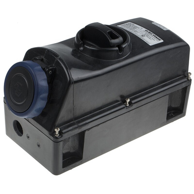 Scame IP66 Blue Surface Mount 2P + E Power Connector Socket ATEX, IECEx, Rated At 16A, 200 → 250 V