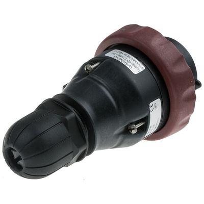 Scame IP66 Red Cable Mount 3P + E Power Connector Plug ATEX, IECEx, Rated At 16A, 380 → 415 V