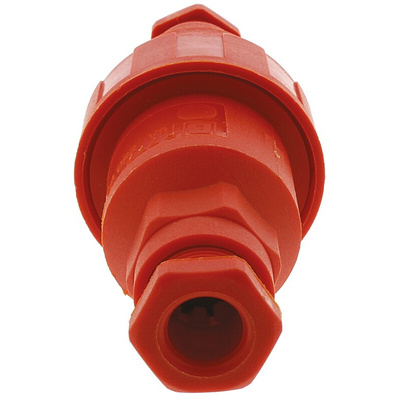3 Pole IP68 Rating Cable Mount Mains Inline Connector Rated At 16A