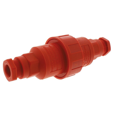 3 Pole IP68 Rating Cable Mount Mains Inline Connector Rated At 16A