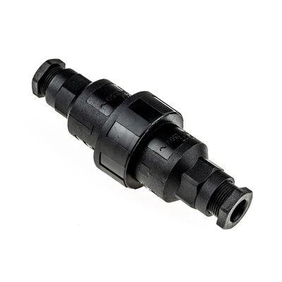 3 Pole IP68 Rating Cable Mount Female/Male Mains Inline Connector Rated At 16A