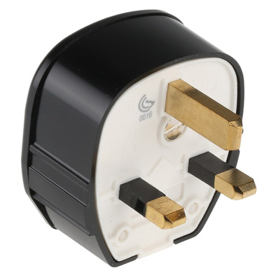 MK Electric UK Mains Plug, 13A, Cable Mount