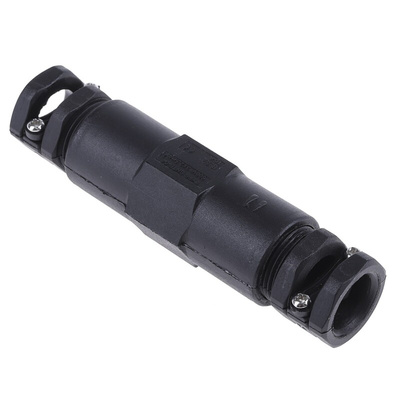 3 Pole IP67 Rating Cable Mount Male Mains Inline Connector Rated At 15A