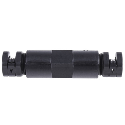 3 Pole IP67 Rating Cable Mount Male Mains Inline Connector Rated At 15A