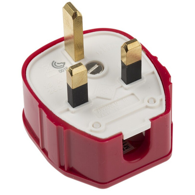 MK Electric UK Mains Plug, 13A, Cable Mount