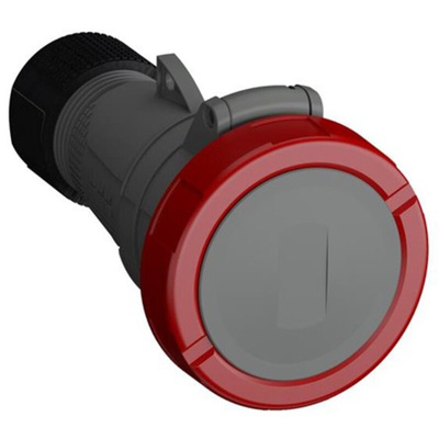 Amphenol Industrial, Easy & Safe IP67 Red Cable Mount 3P + N + E Industrial Power Socket, Rated At 32A, 415 V