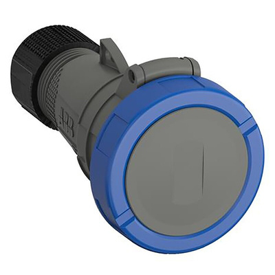 Amphenol Industrial, Easy & Safe IP67 Blue Cable Mount 2P + E Industrial Power Socket, Rated At 32A, 230 V