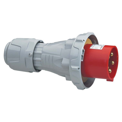 Legrand IP67 Red Cable Mount 3P + N + E Industrial Power Plug, Rated At 125A, 415 V