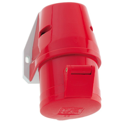 Bals IP44 Red Wall Mount 3P + E Industrial Power Socket, Rated At 16A, 415 V