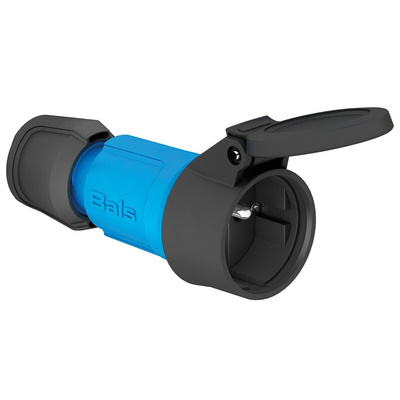 Bals IP54 Blue Cable Mount 2P + E Industrial Power Socket, Rated At 16A, 250 V