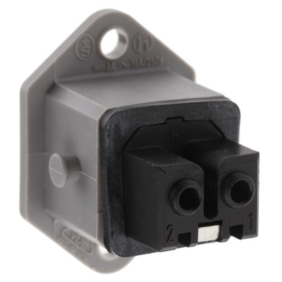 Hirschmann, ST IP54 Grey Panel Mount Industrial Power Socket, Rated At 16A, 250 V