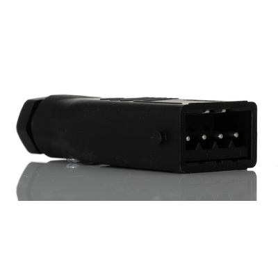 Hirschmann, ST IP54 Black Cable Mount 4P + E Industrial Power Plug, Rated At 10A, 230 V, 400 V