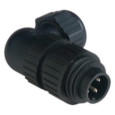 Hirschmann, CA IP66, IP67 Black Screw 3 + PE Angled Industrial Power Plug, Rated At 10A, 230 V, 400 V