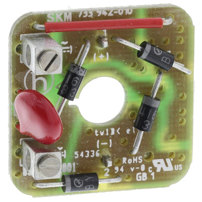 Hirschmann Rectifier with Varistor for use with GDM Series Rectangular Connector