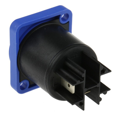 Neutrik Mains Plug, 20A, Panel Mount, 250 V ac