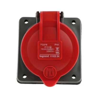 Legrand IP44, IP55 3P + N + E Socket Socket, Rated At 63A, 380 → 415 V