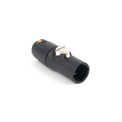Amphenol Audio, HPT IP65 Black Cable Mount 3P Power Connector Plug, Rated At 16A, 250 V No