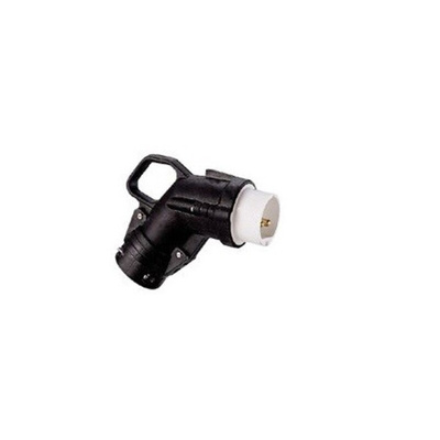 Legrand, Hypra IP44 White 2P Angled Industrial Power Plug, Rated At 16A, 50 V No
